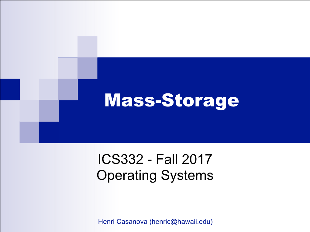 Mass-Storage