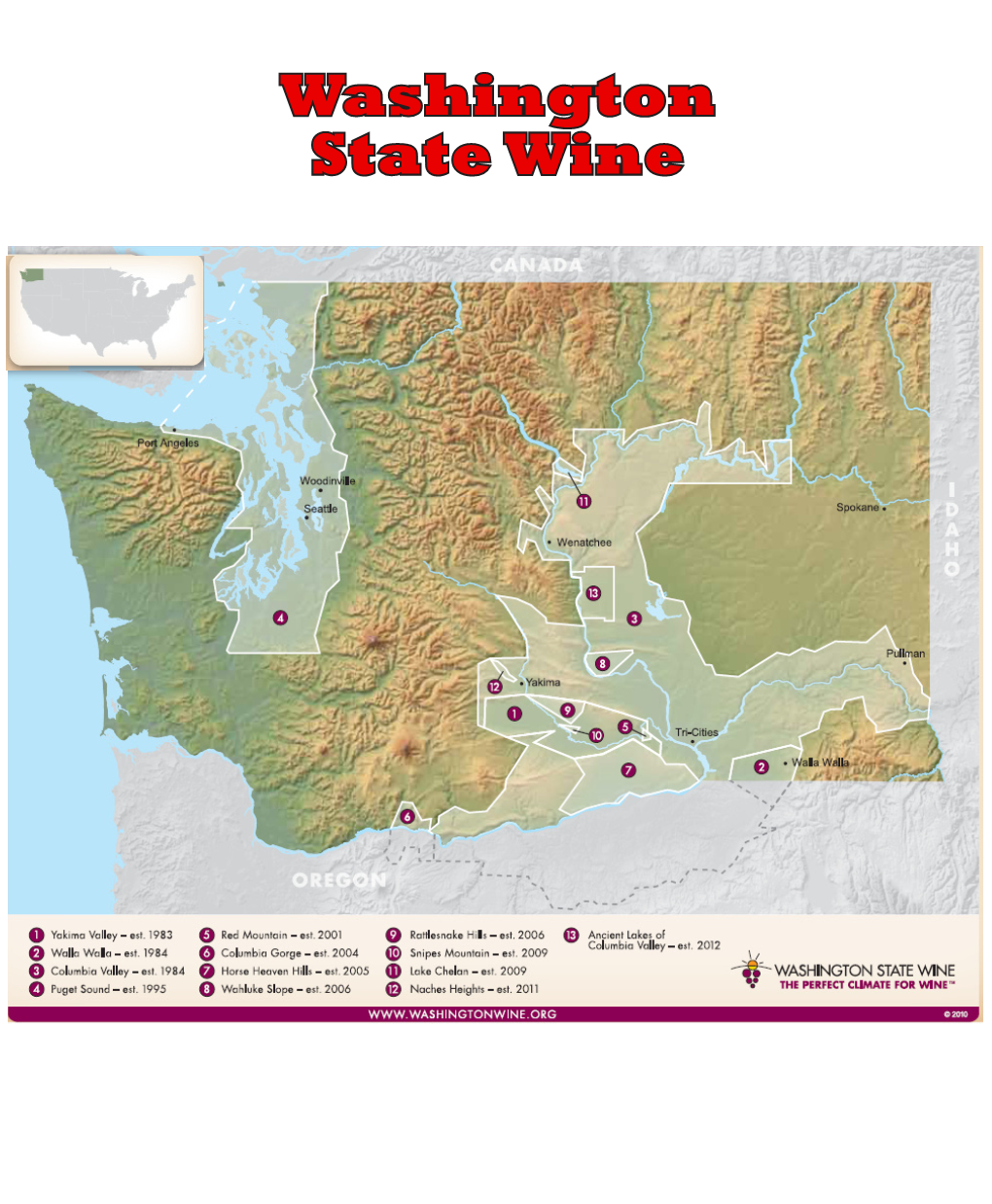 Washington State Wine Seminar