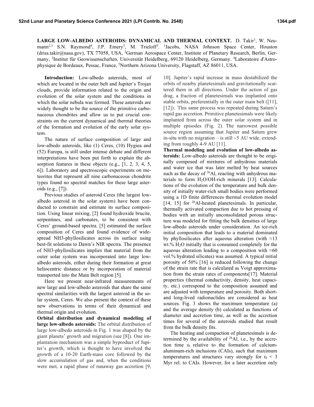 Large Low-Albedo Asteroids: Thermal and Dynamical Context