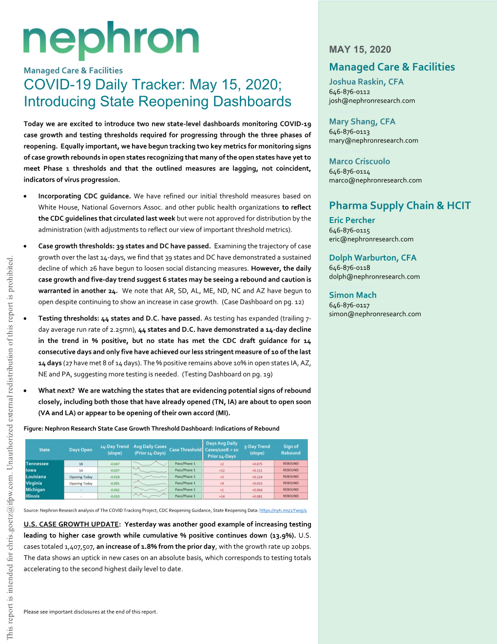 COVID-19 Daily Tracker