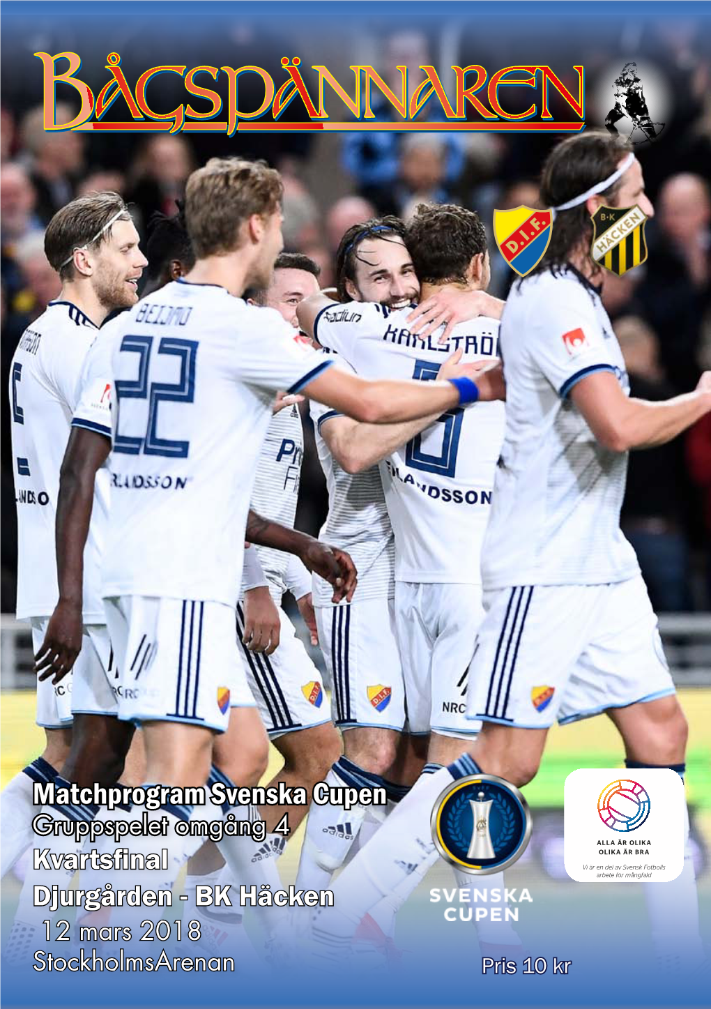 Matchprogram Svenska Cupen Gruppspelet Omgång 4