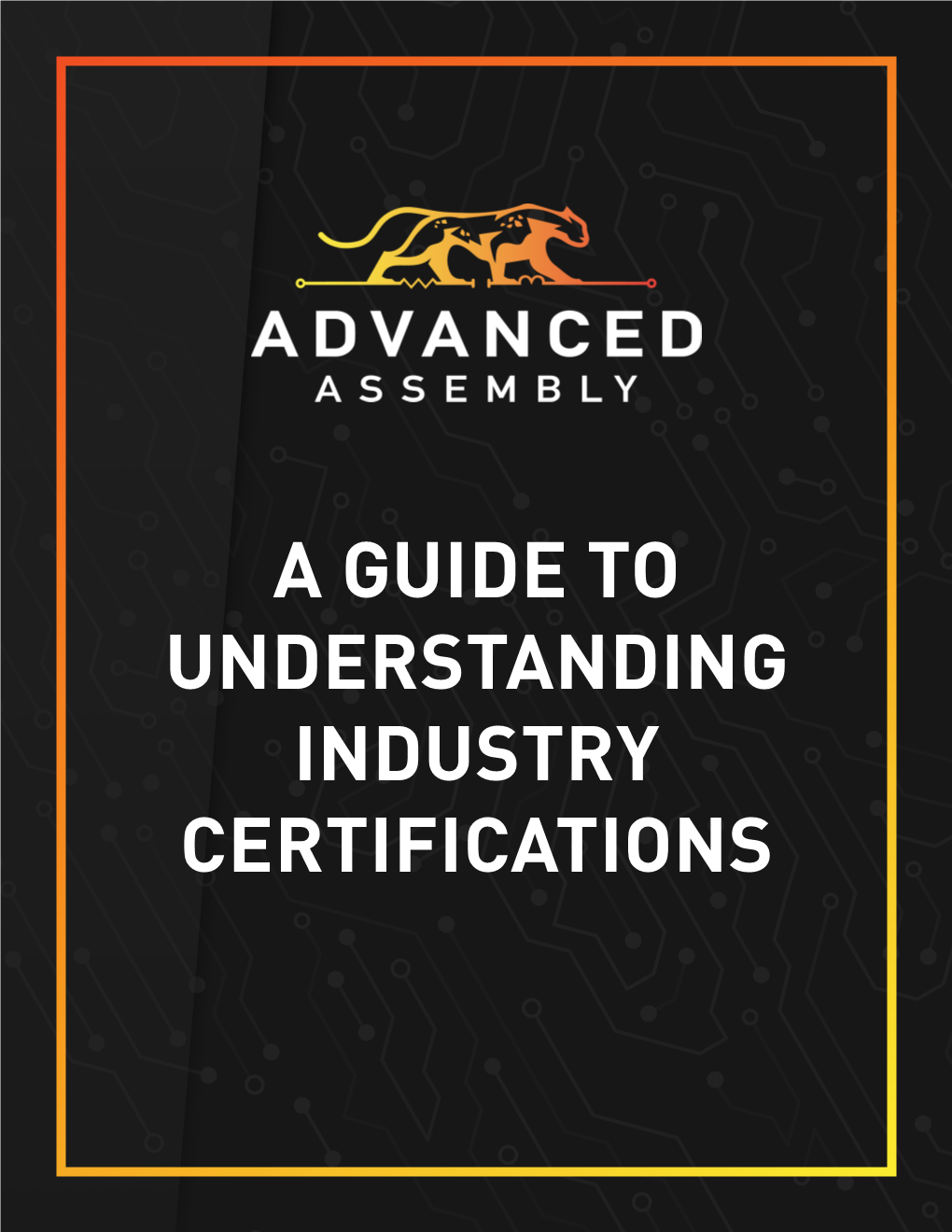 Industry Certifications Table of Contents