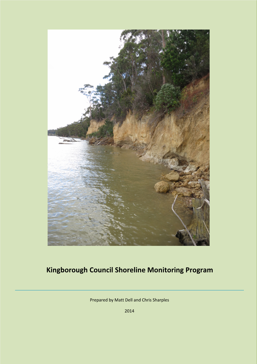 Kingborough Council Shoreline Monitoring Program