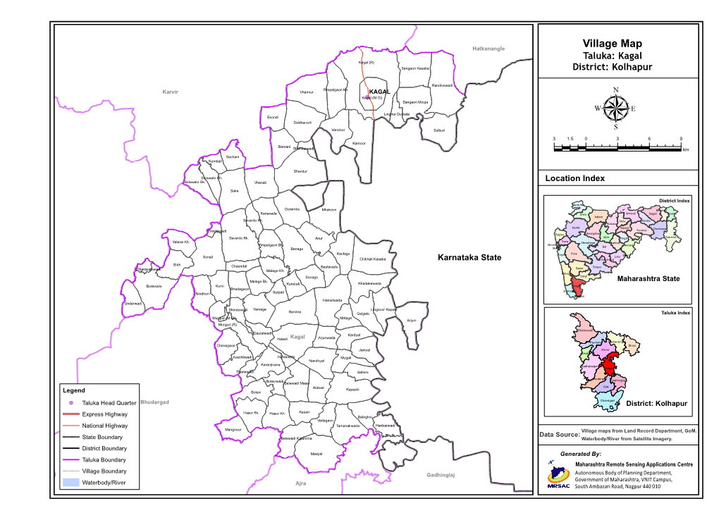 Kagal District: Kolhapur