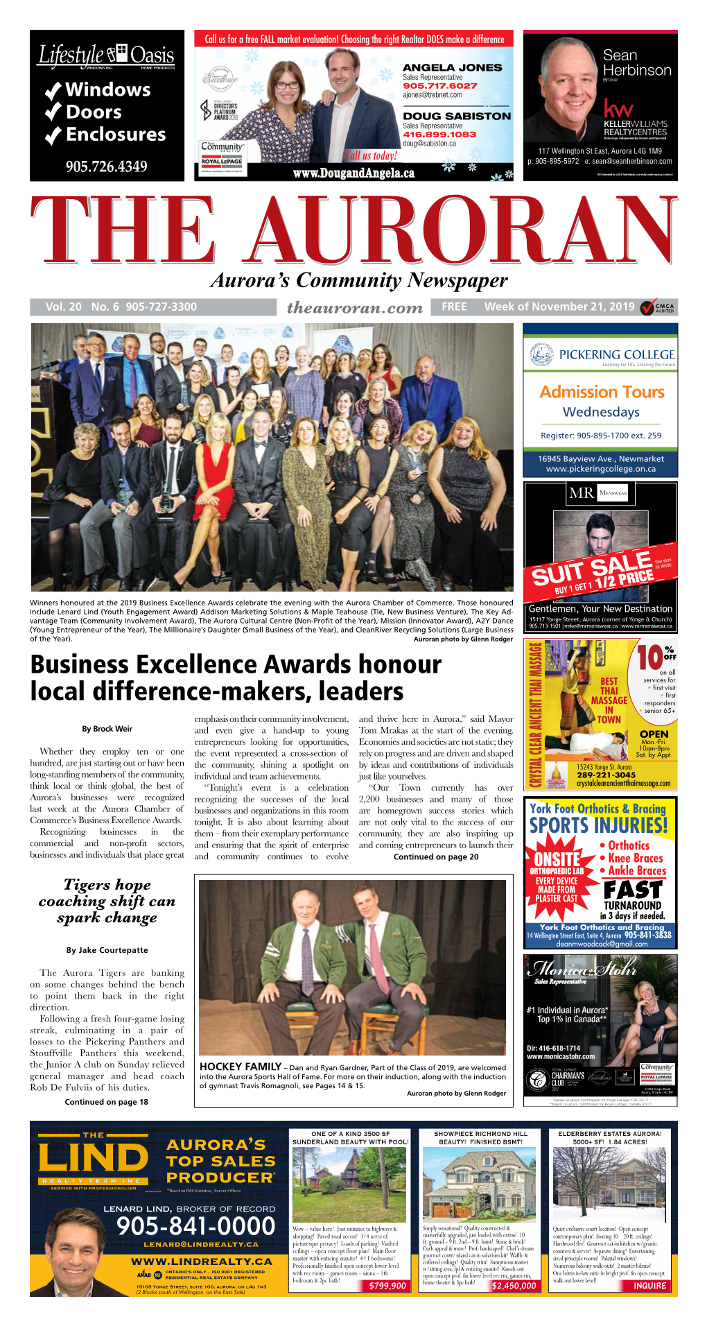 Business Excellence Awards Honour Local Difference-Makers, Leaders