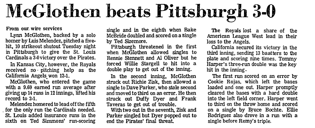 Mcglothen Beats Pittsburgh 30