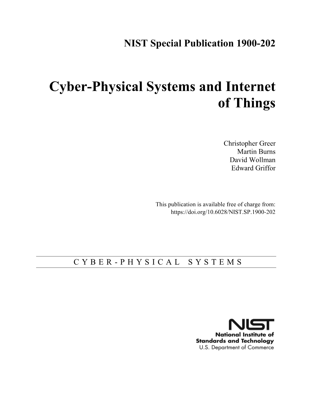 Cyber-Physical Systems and Internet of Things