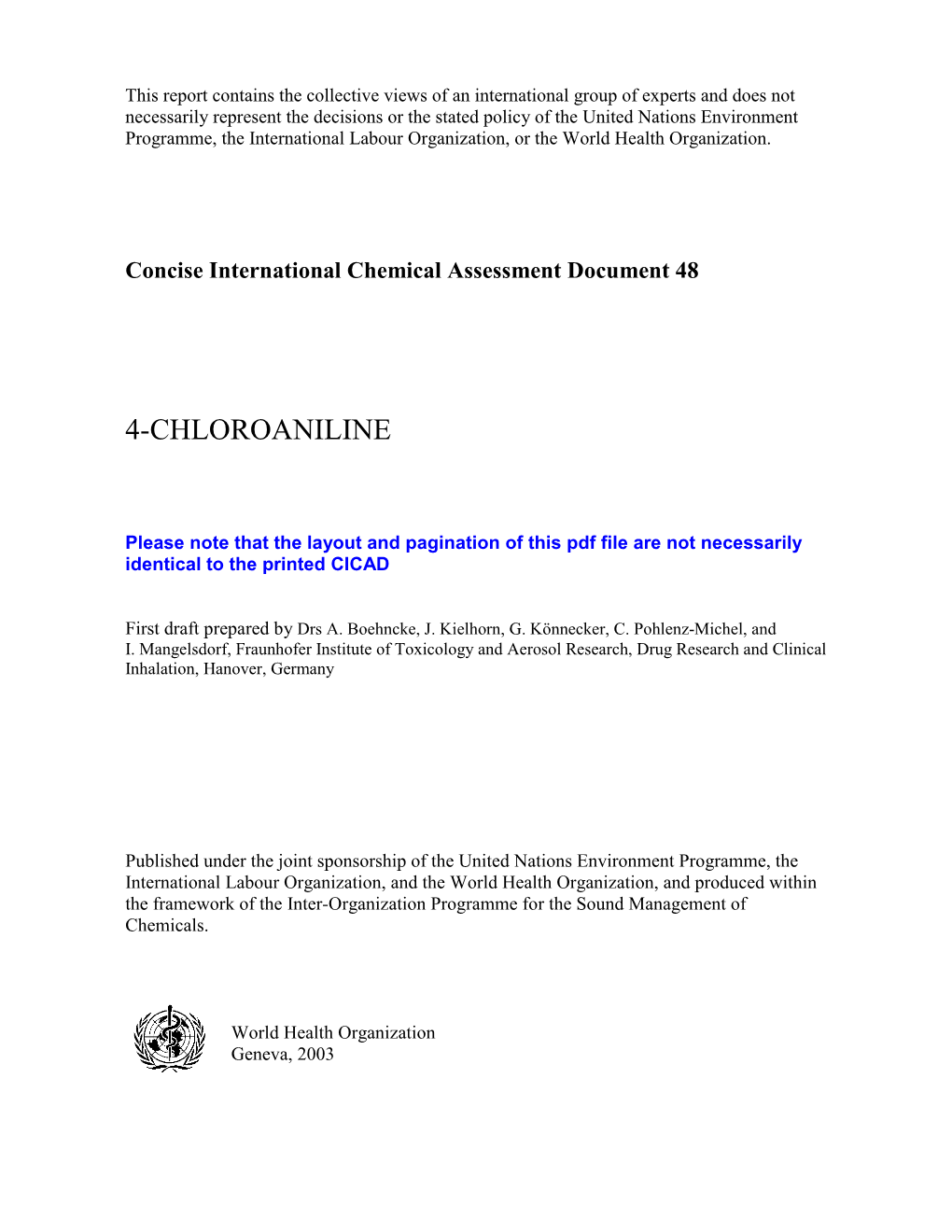 4-Chloroaniline