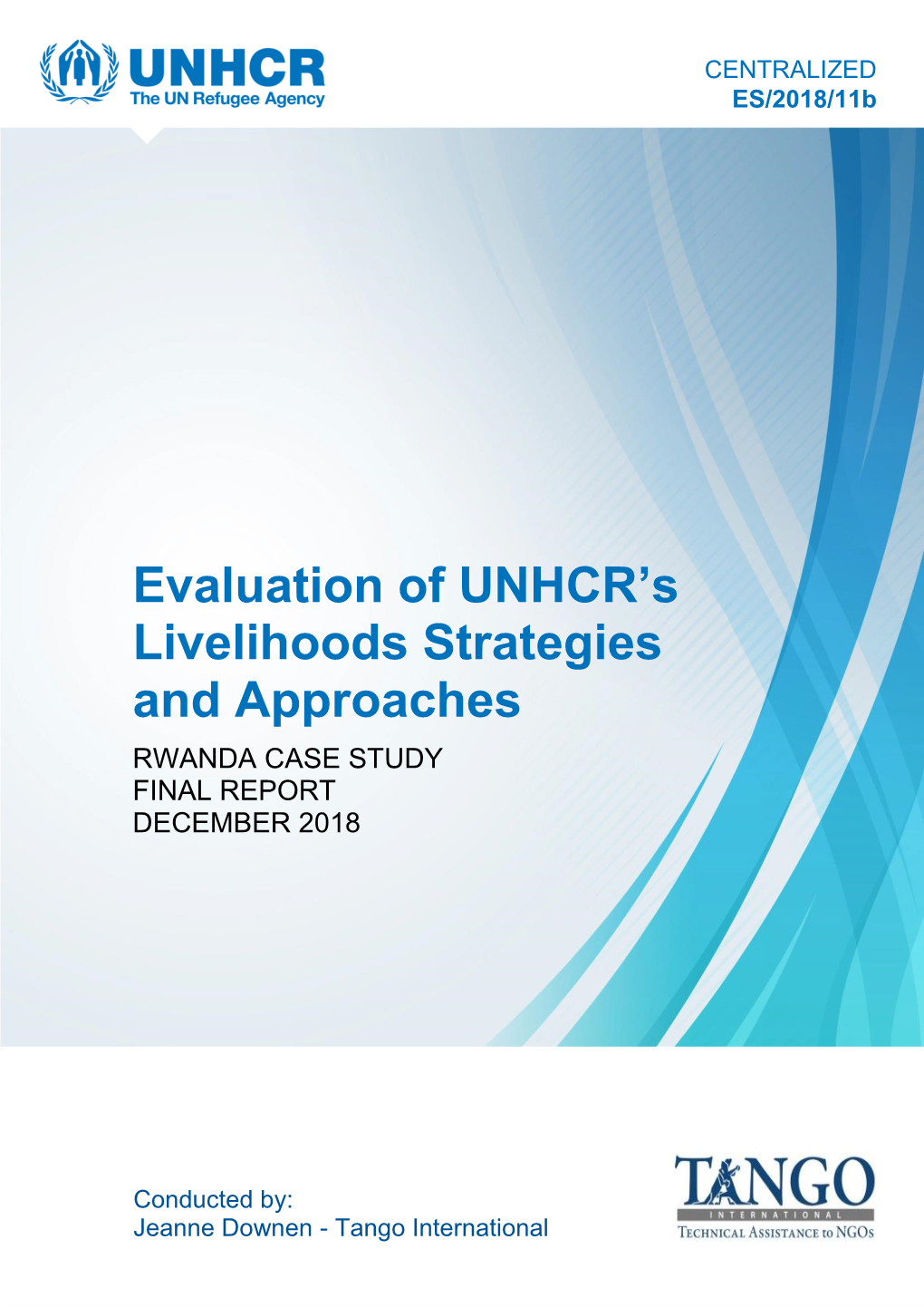 Evaluation of UNHCR's Livelihoods Strategies and Approaches
