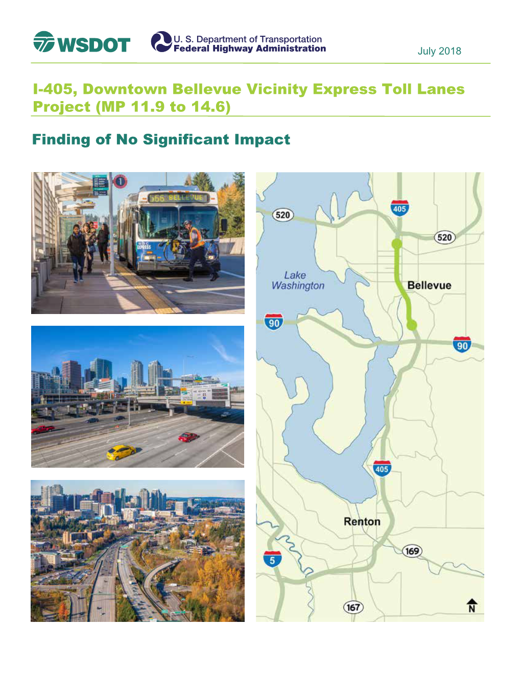 I-405 Downtown Bellevue Vicinity Express Toll Lanes Project Finding