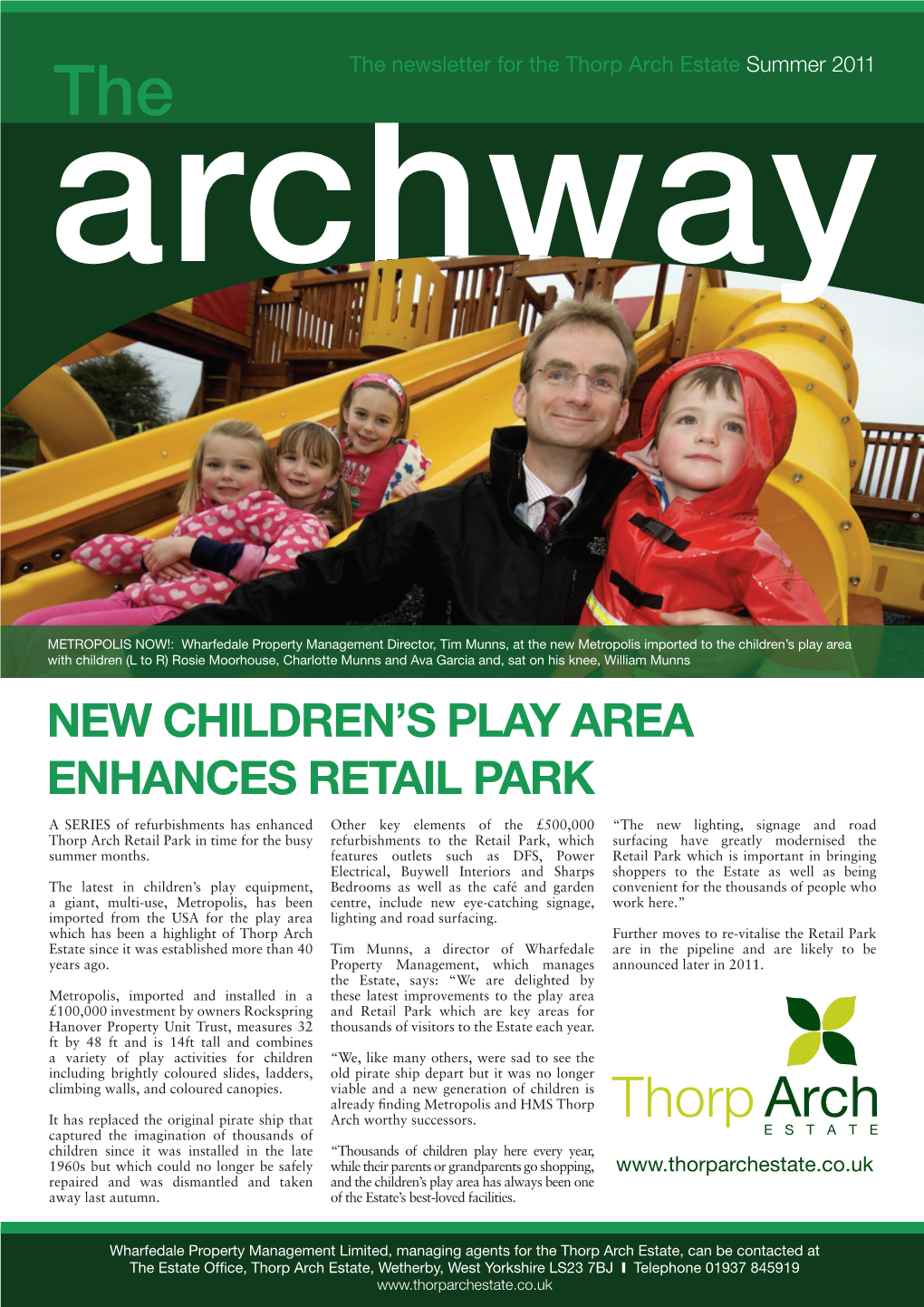 New Children's Play Area Enhances Retail Park