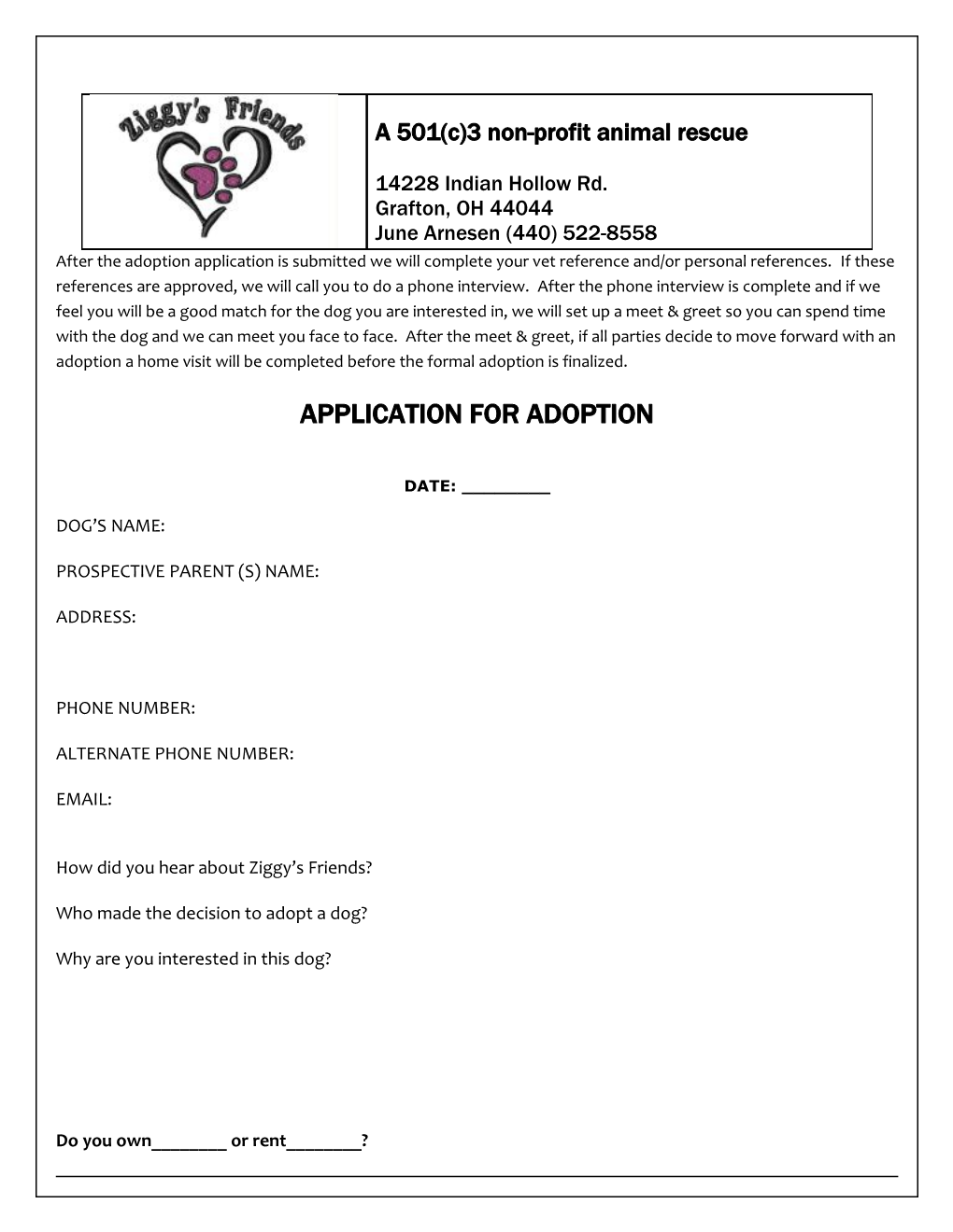 Application for Adoption s2