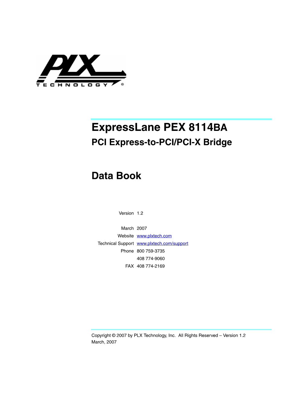 PEX 8114BA PCI Express-To-PCI/PCI-X Bridge