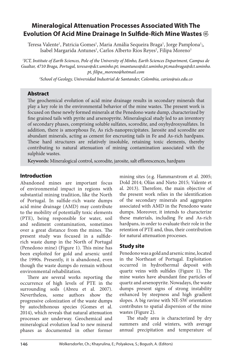 Mineralogical Attenuation Processes Associated with the Evolution of Acid Mine Drainage in Sulfide-Rich Mine Wastes