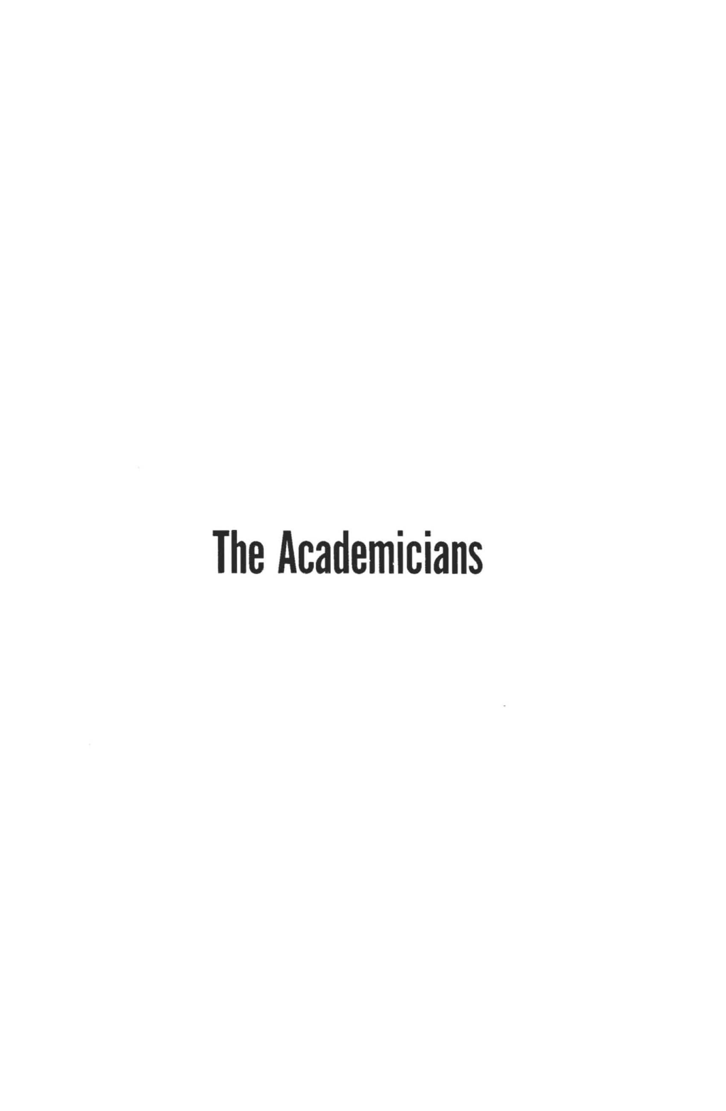 The Academicians ACADEMICIANS