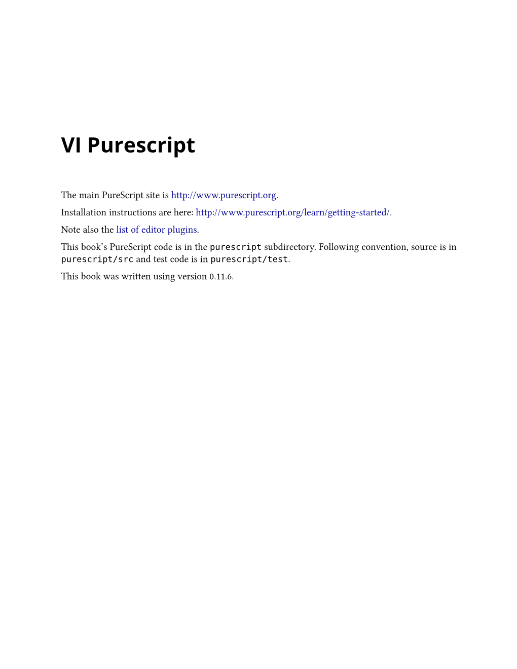 VI Purescript