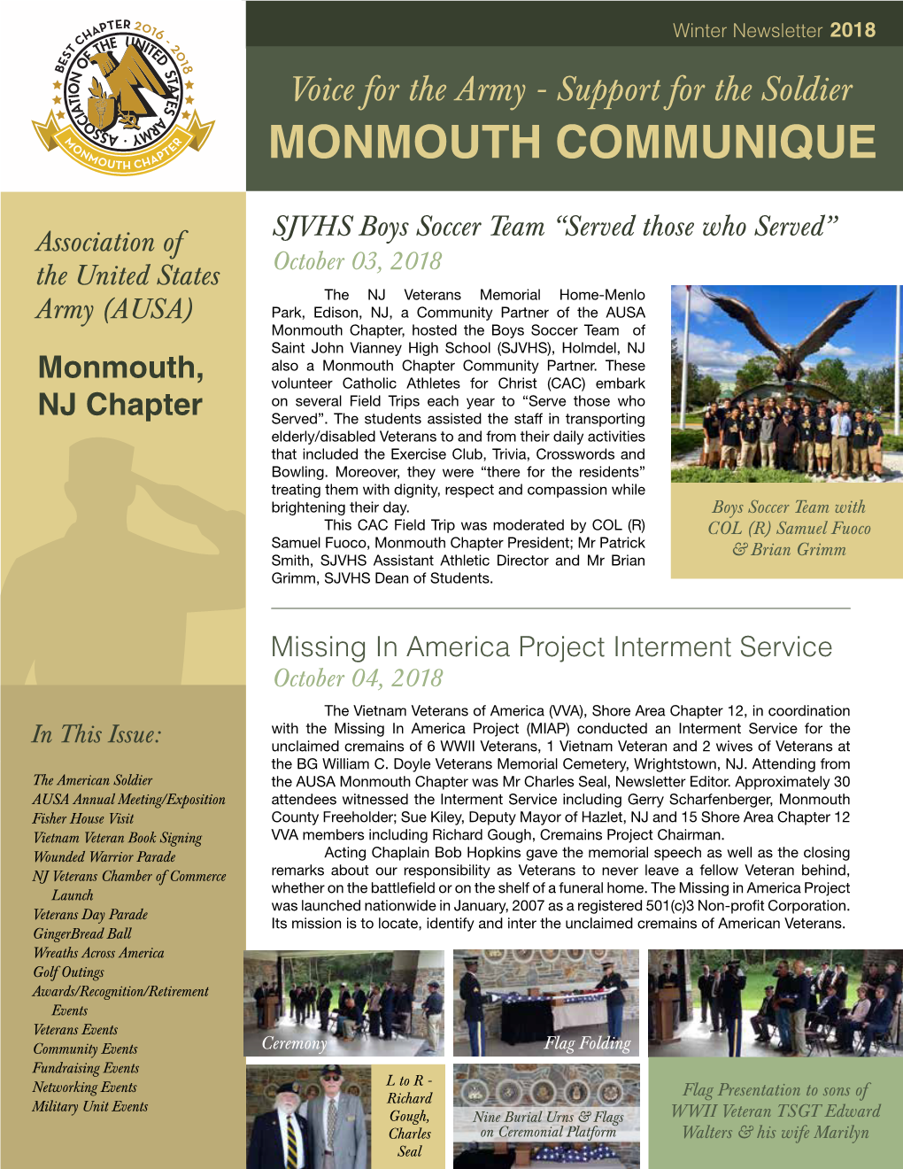 Monmouth Communique