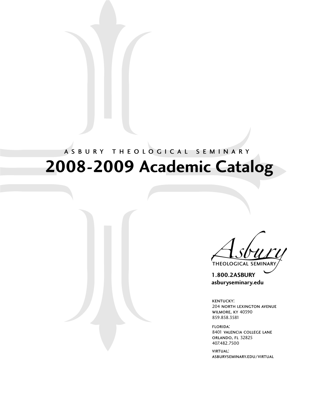 2008-2009 Academic Catalog