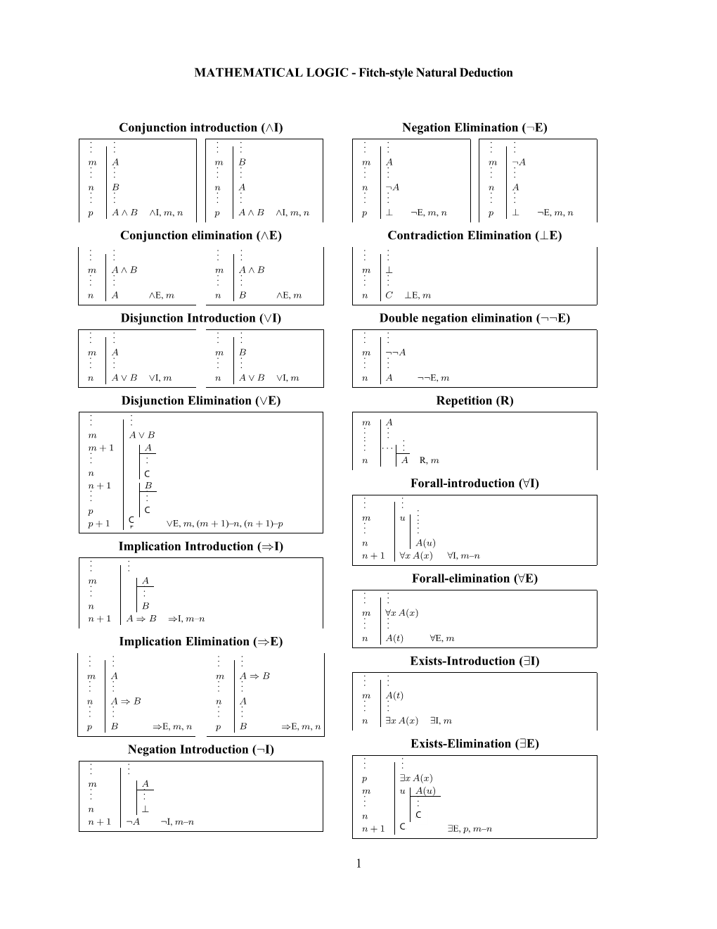 Mathematical Logic