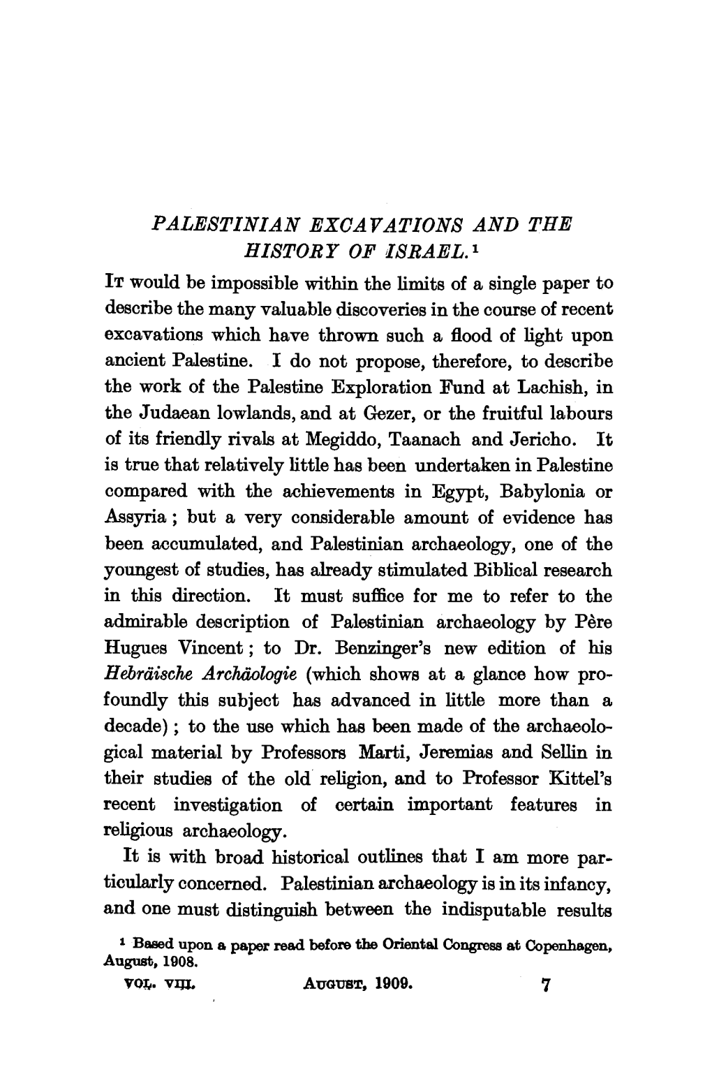 PALESTINIAN EXOAV at IONS and the HISTORY of Lsrael. 1 IT