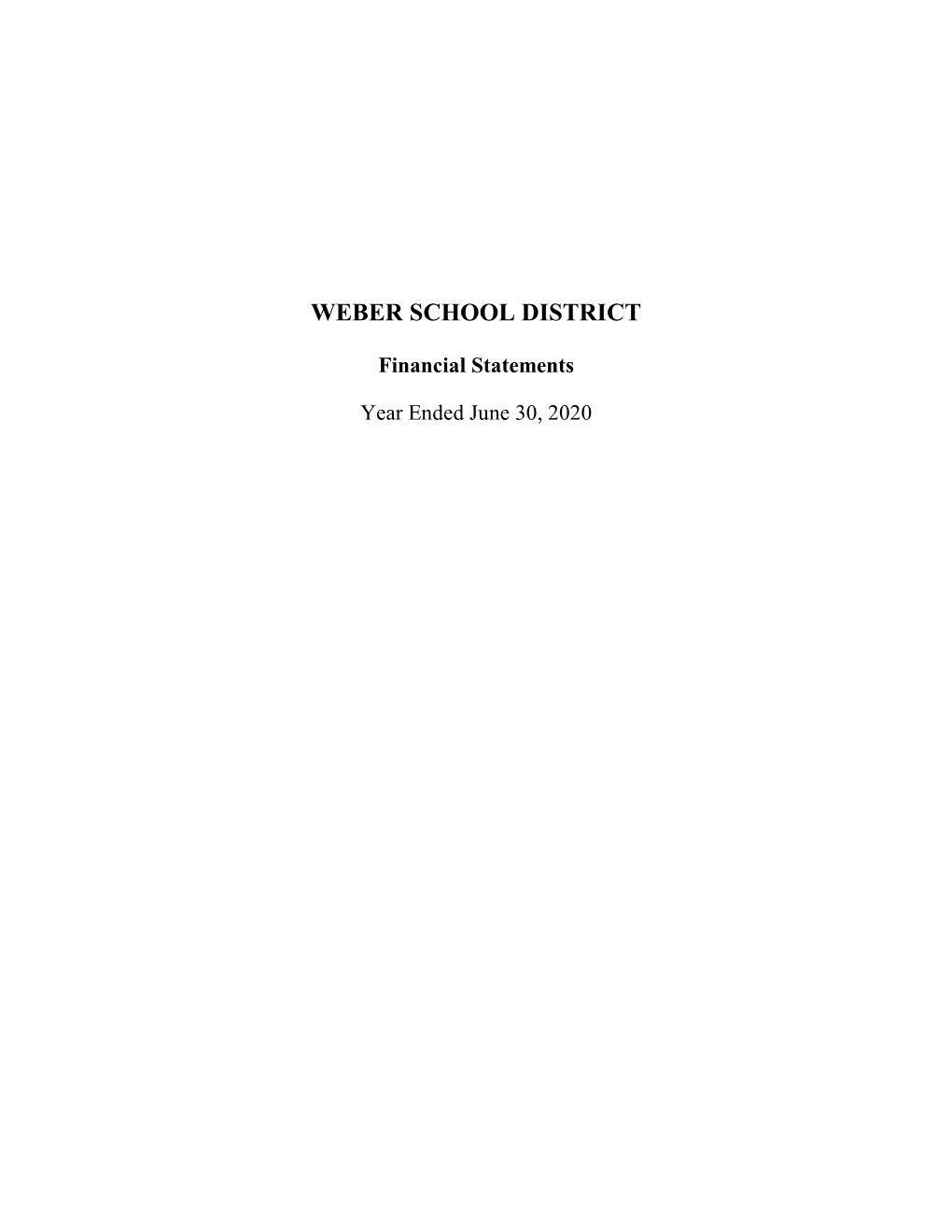 Weber School District