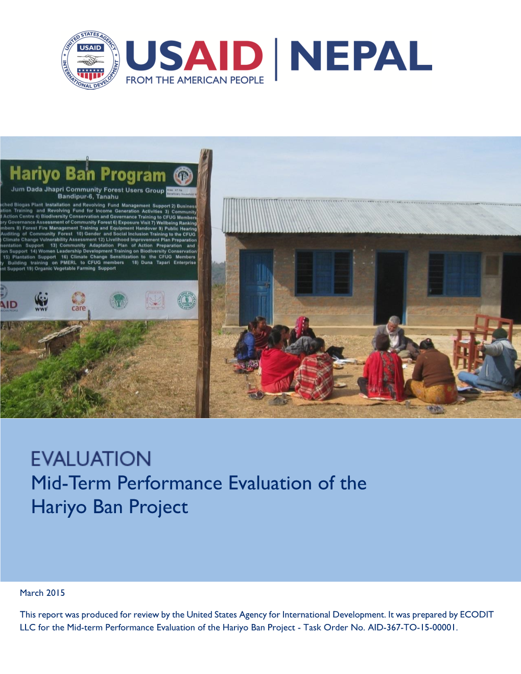 Mid-Term Performance Evaluation of the Hariyo Ban Project