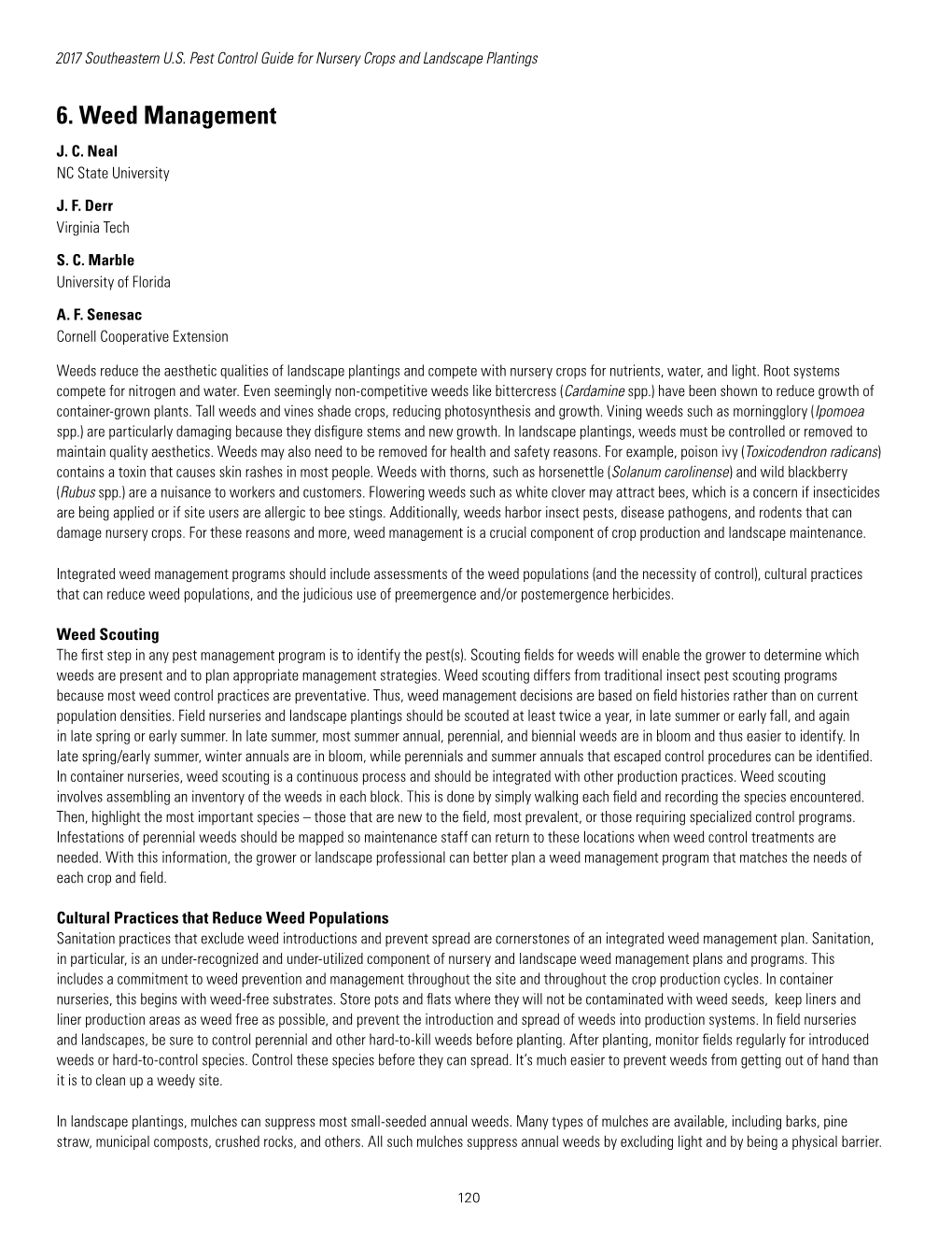 6. Weed Management J