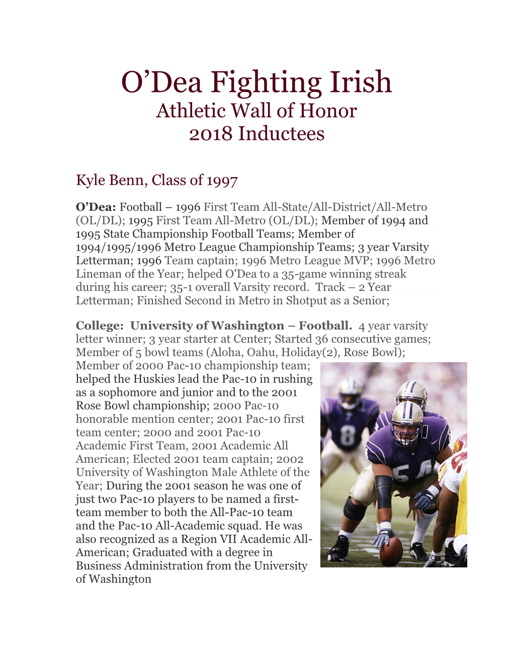 O'dea Fighting Irish