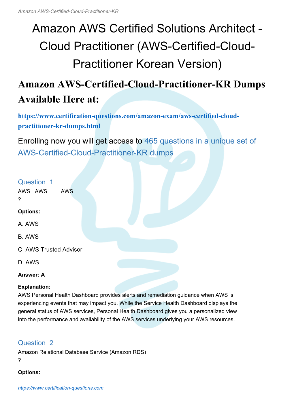 Amazon AWS Certified Solutions Architect