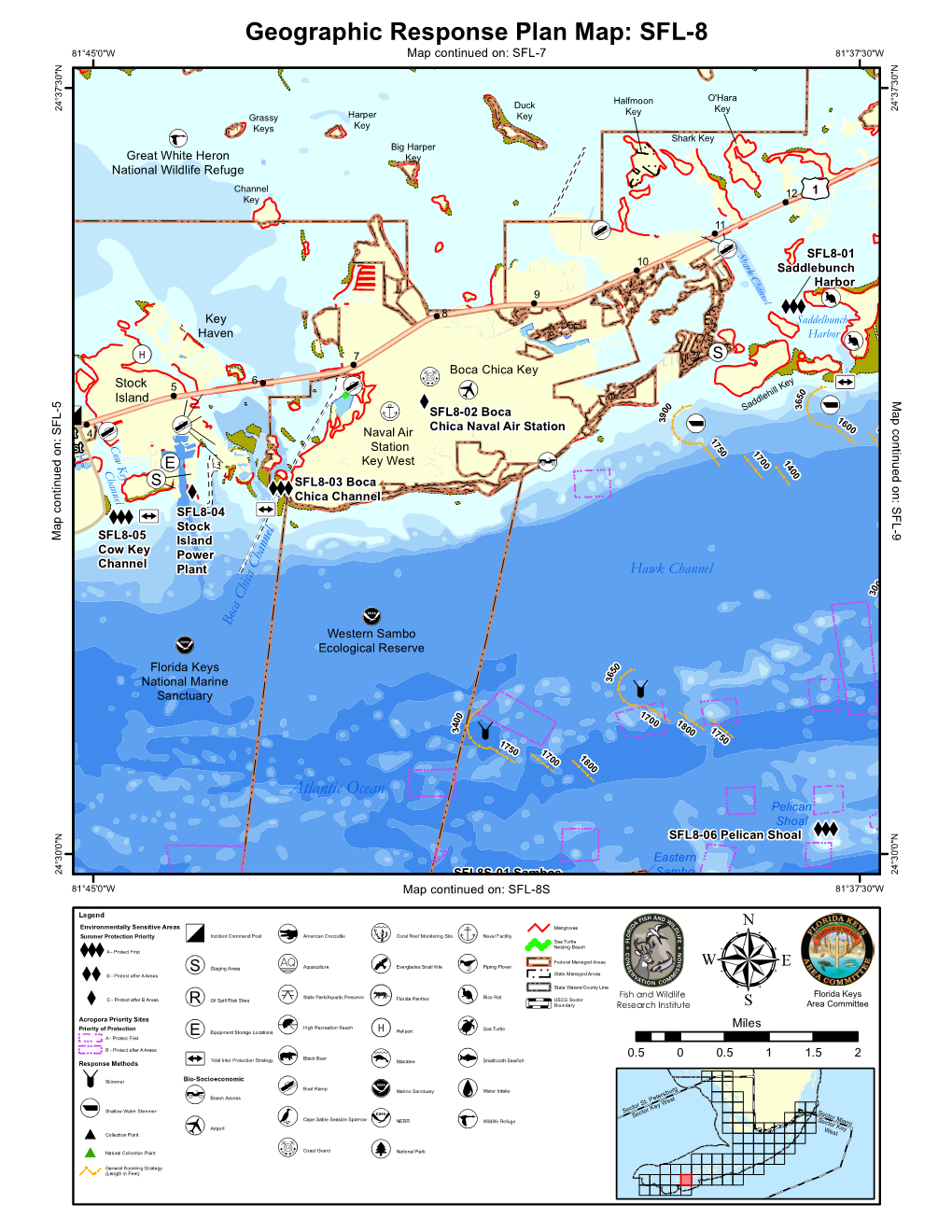 Map Continued On: SFL-8NW Key West 81°41'15"W !(E !D \[