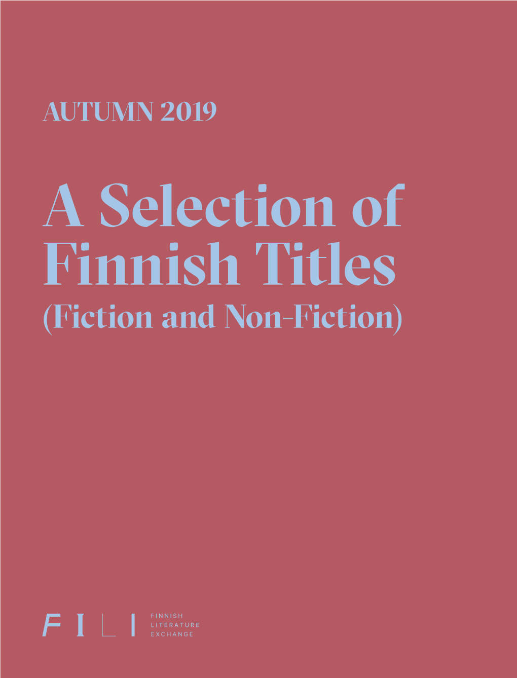 A Selection of Finnish Titles (Fiction and Non-Fiction) (Pdf)