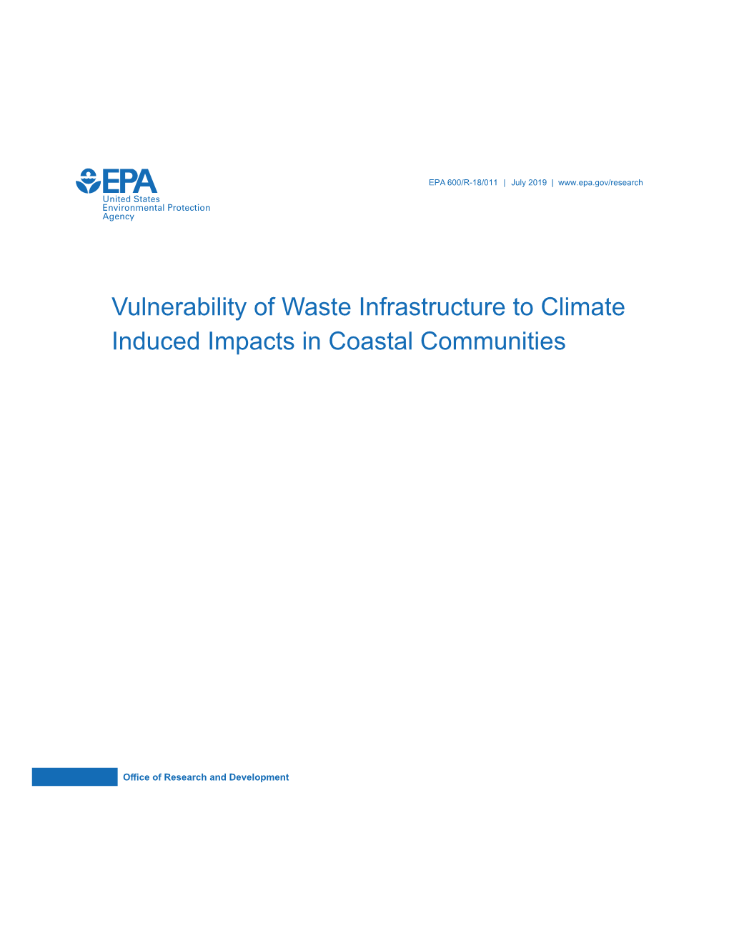Vulnerability of Waste Infrastructure to Climate-Induced Impacts in Coastal