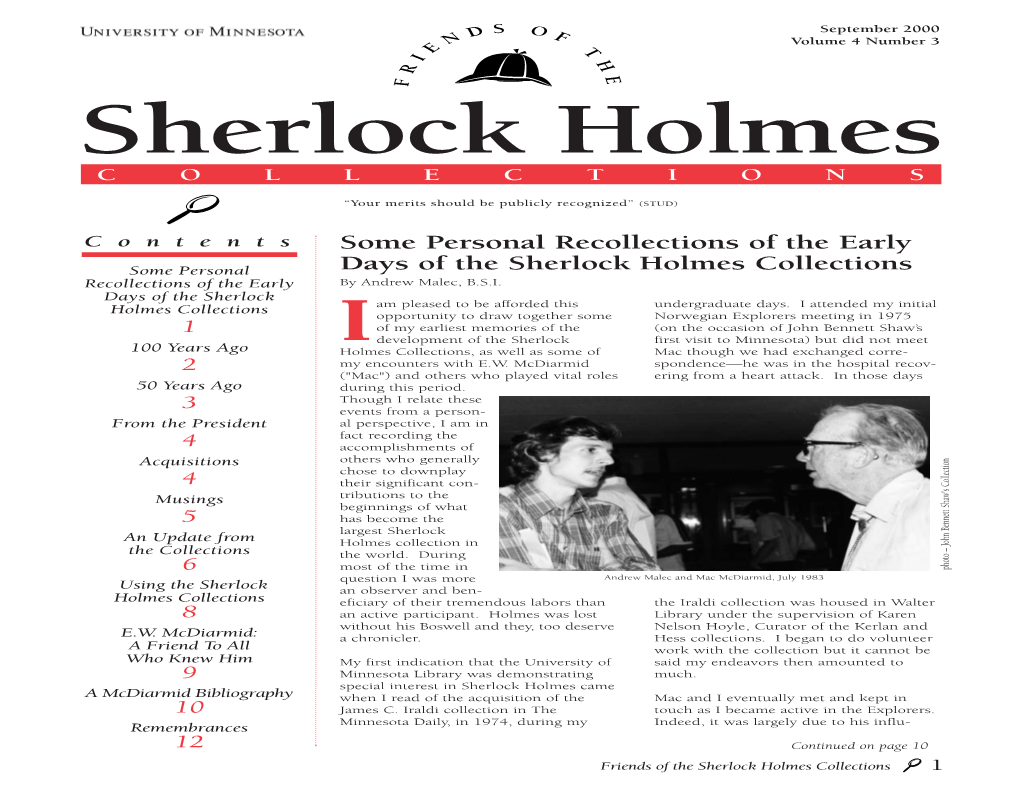 Sherlock Holmes C O L L E C T I O