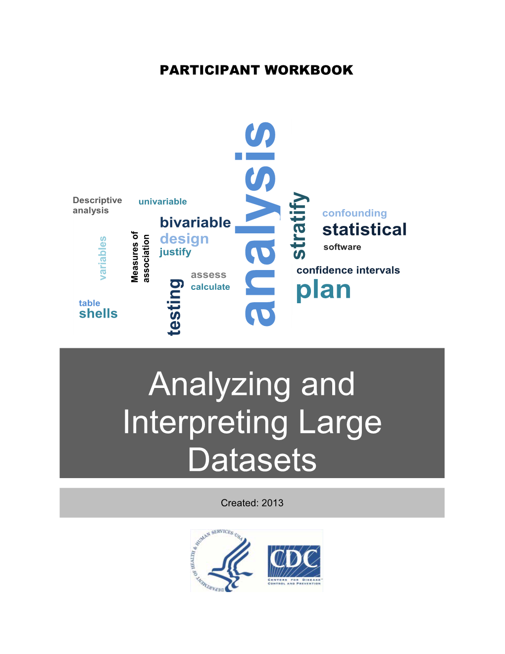 Analyzing and Interpreting Large Datasets