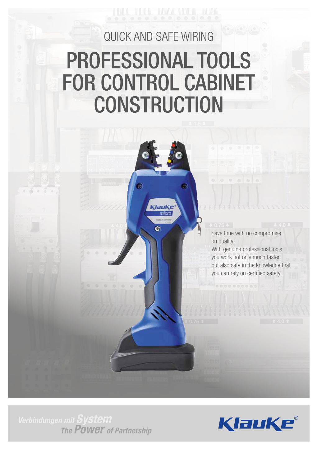 Professional Tools for Control Cabinet Construction