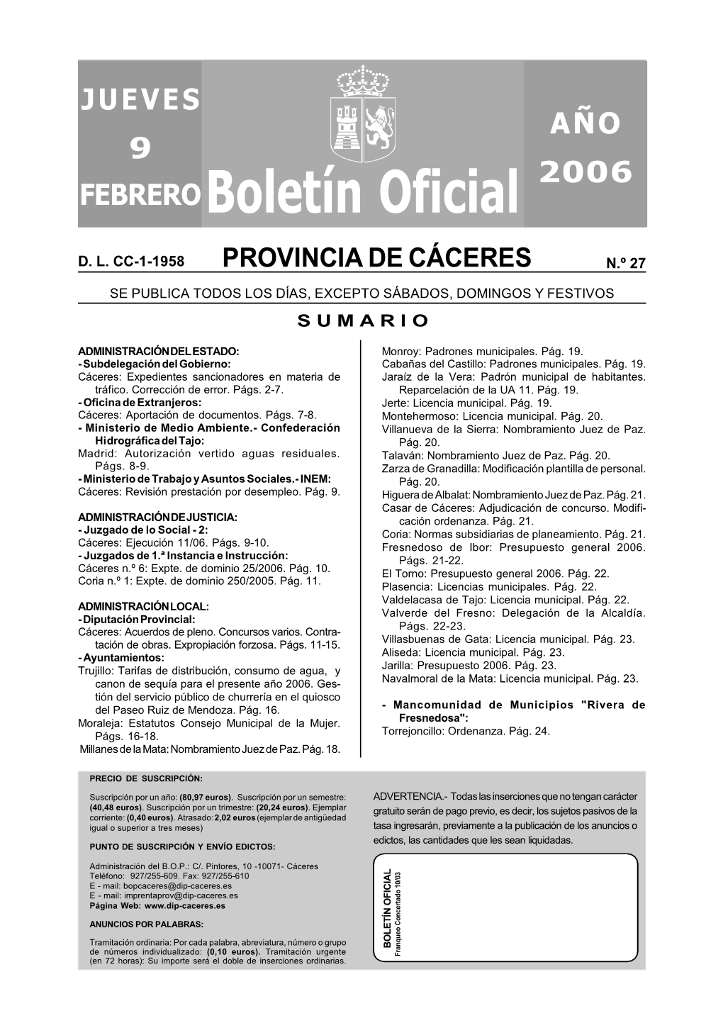 Boletín Oficial