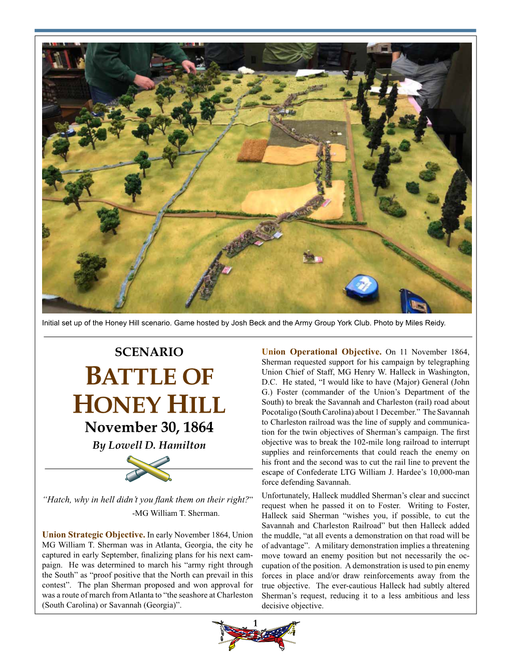 Battle of Honey Hill - Tactical Level