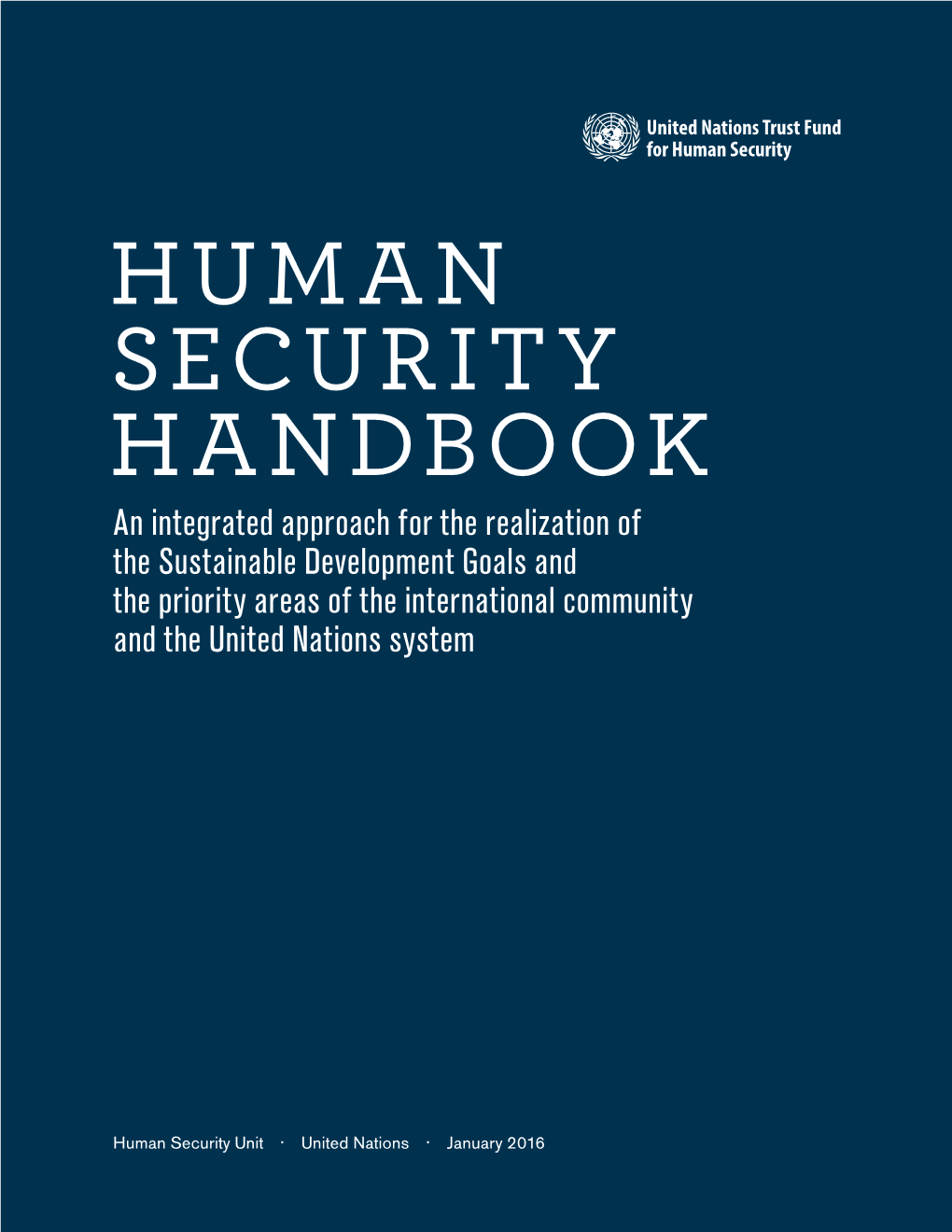 Human Security Handbook