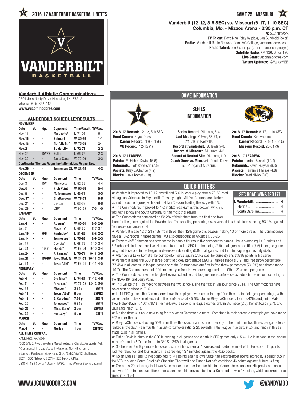 Jeff Roberson (7.5) Is 0-1 Against Missouri