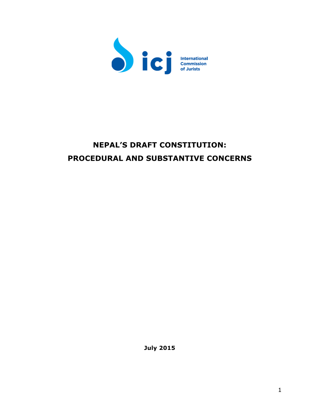 Nepal's Draft Constitution