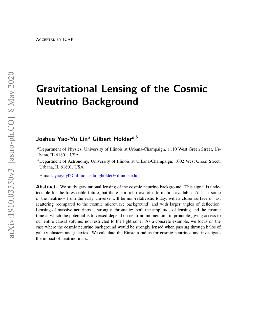 Gravitational Lensing of the Cosmic Neutrino Background