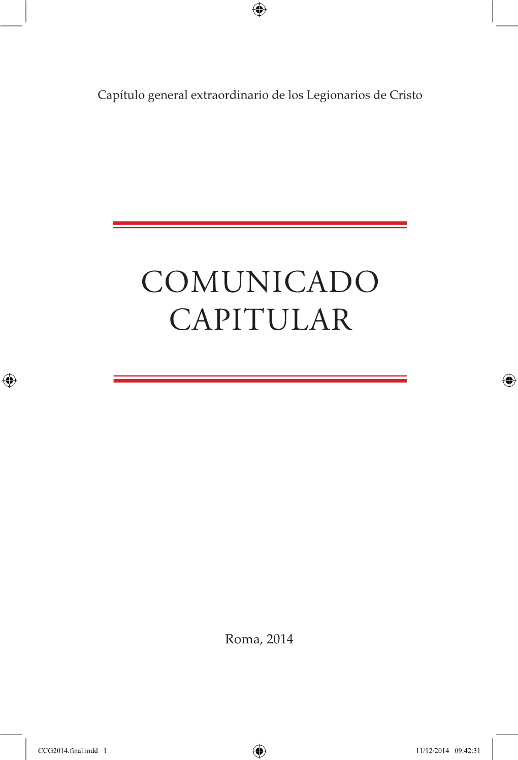 Comunicado Capitular