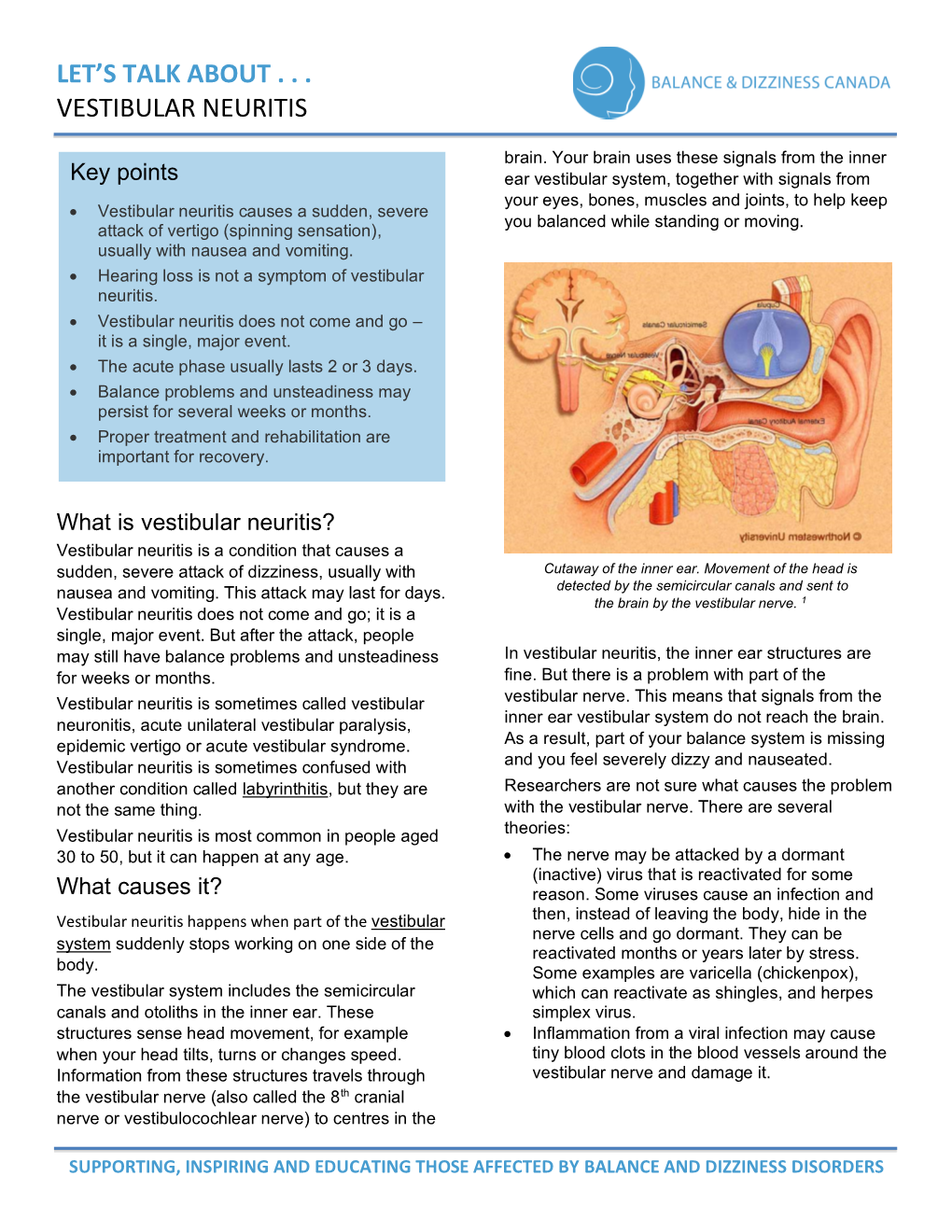 Let's Talk About . . . Vestibular Neuritis