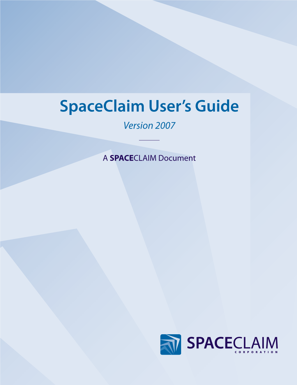 Spaceclaim User's Guide