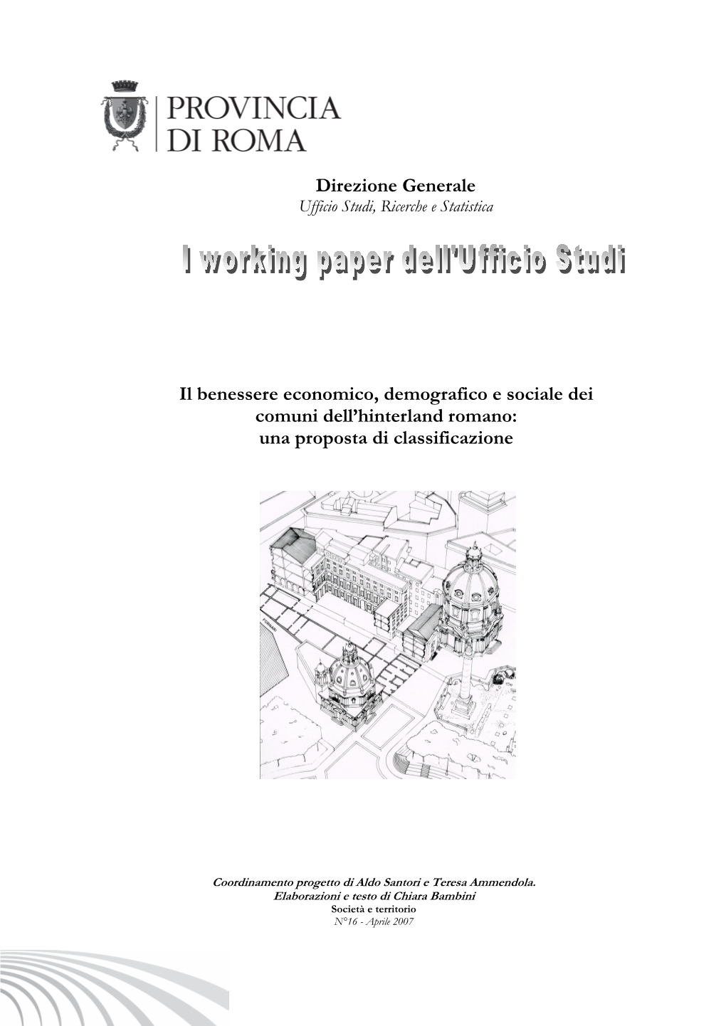 Direzione Generale Il Benessere Economico, Demografico E Sociale