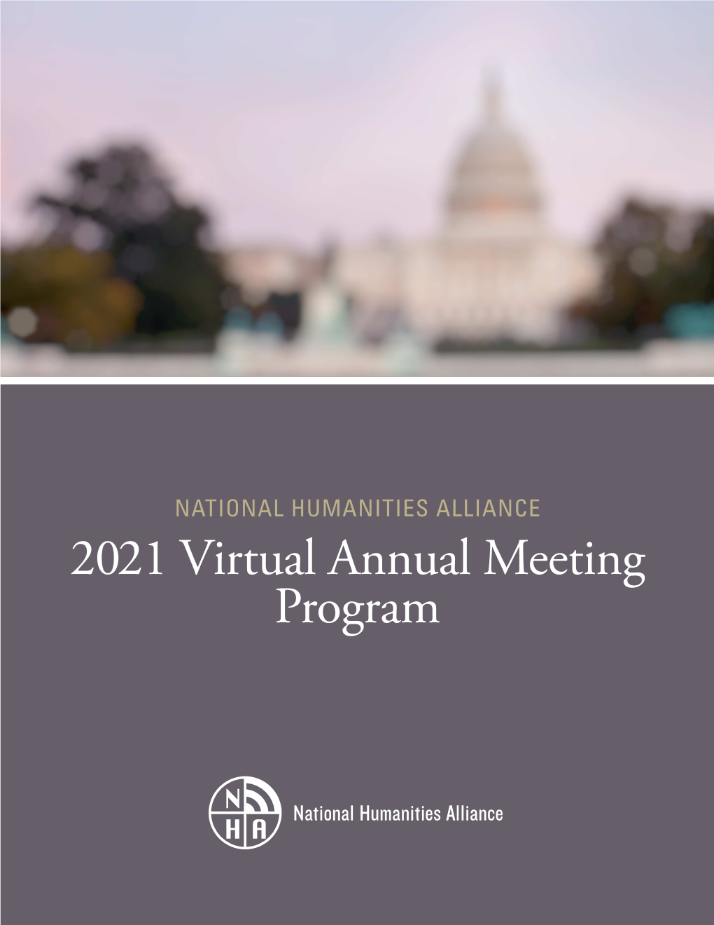 2021 Virtual Annual Meeting Program Meeting Program