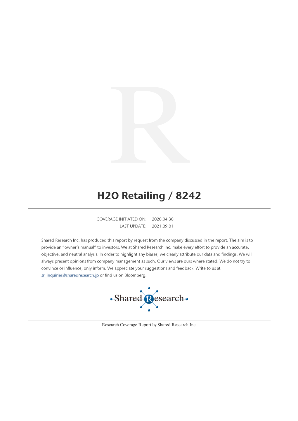 H2O Retailing / 8242