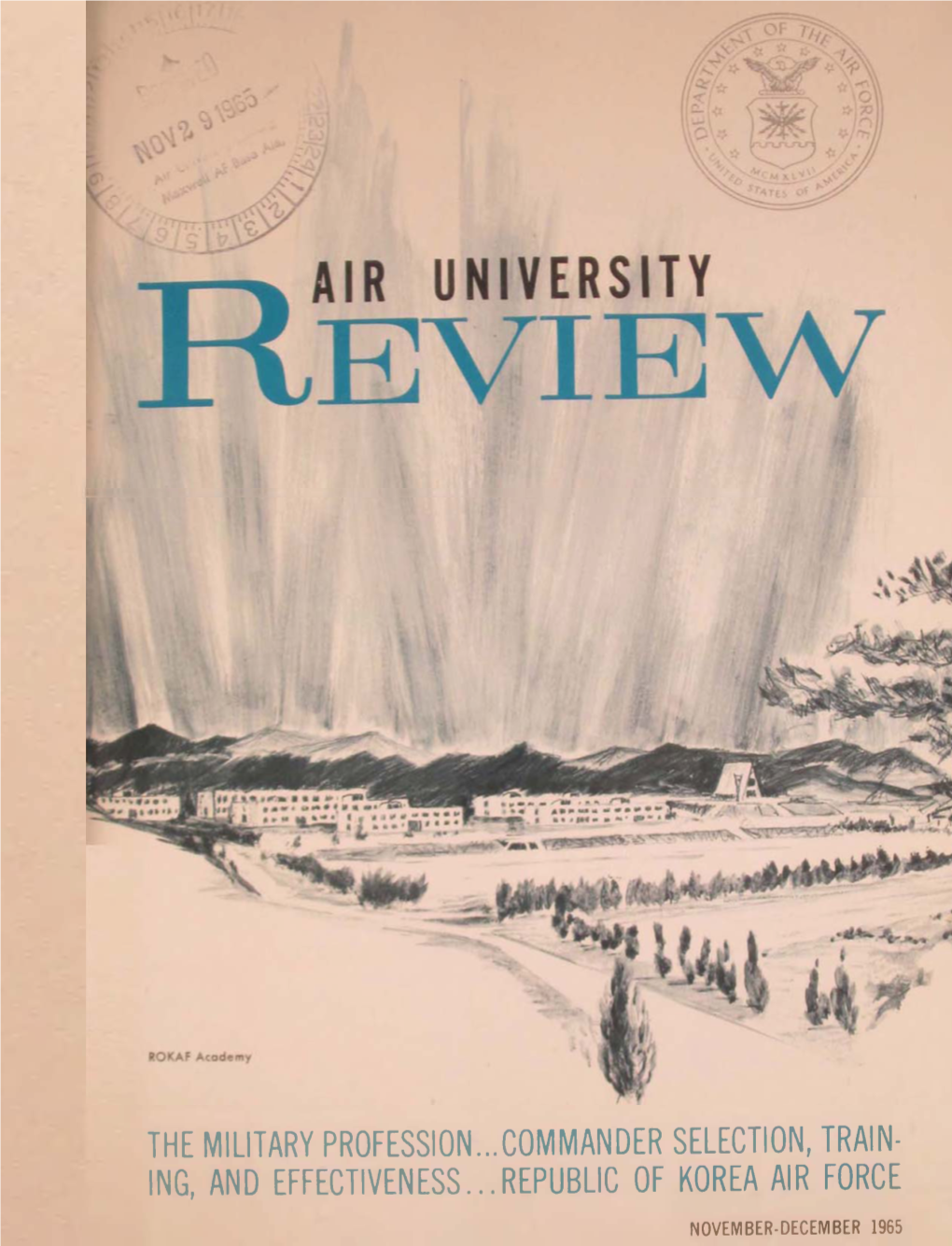 Air University Review: November-December 1965 Vol