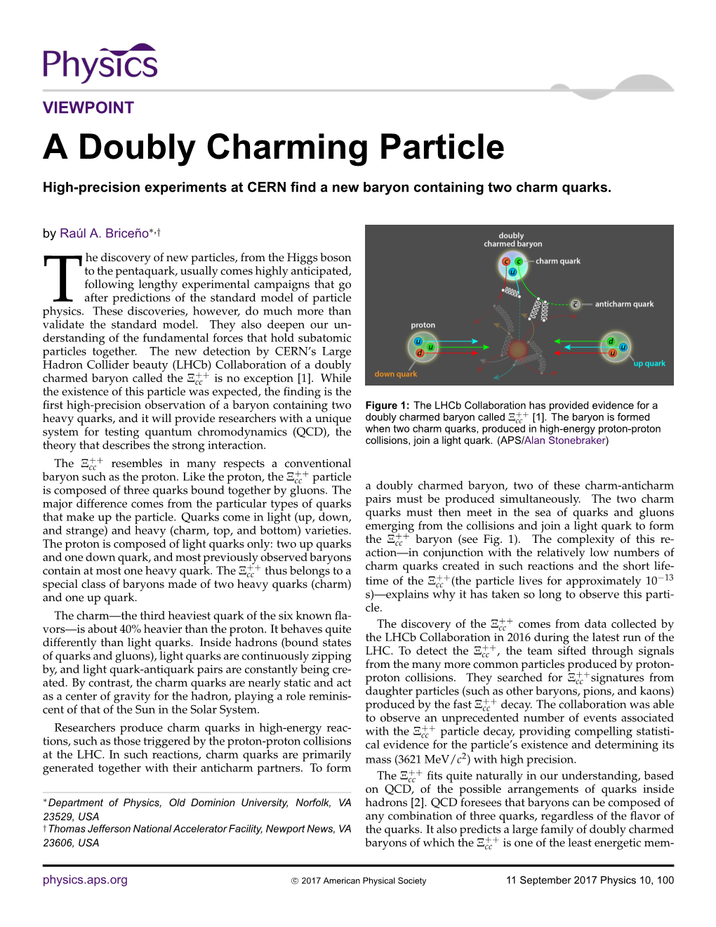 A Doubly Charming Particle