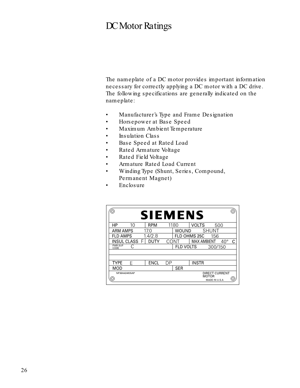 Basics of DC Drives